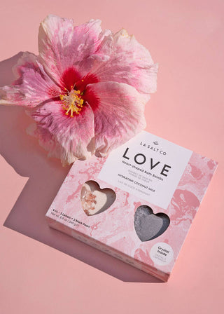 Los Angeles Salt Company - Love Heart Bath Bomb Set