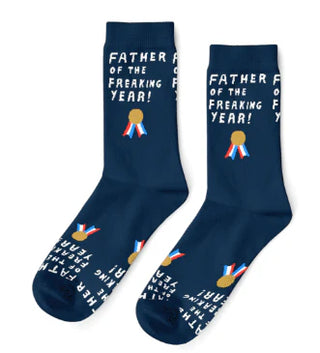 Yellow Owl Workshop Father/Mother of the Freaking Year Socks