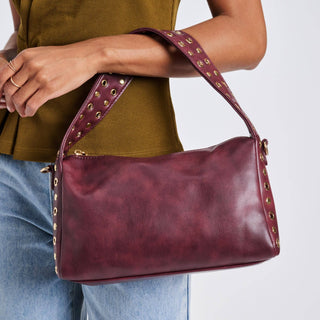 Moda Luxe - Jane Crossbody: Burgundy