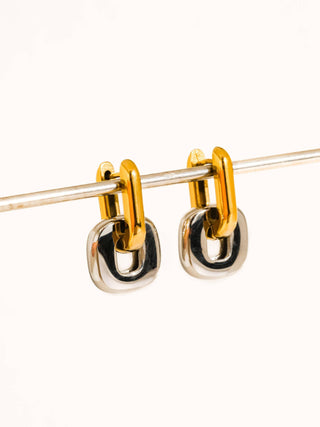 Flânerie by MAIQ - Arliss 18K Gold Non-Tarnish Link Drop Earring: 2 colors
