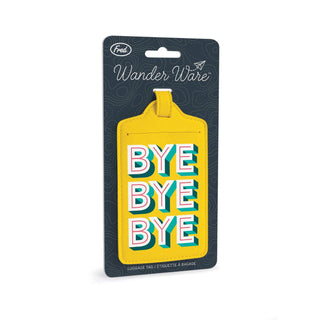 Fred Wander Ware Bye Bye Bye Luggage Tag