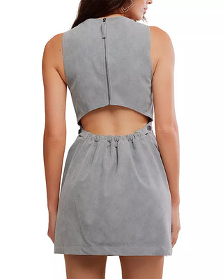 Free People Atlas Faux Suede Mini Dress