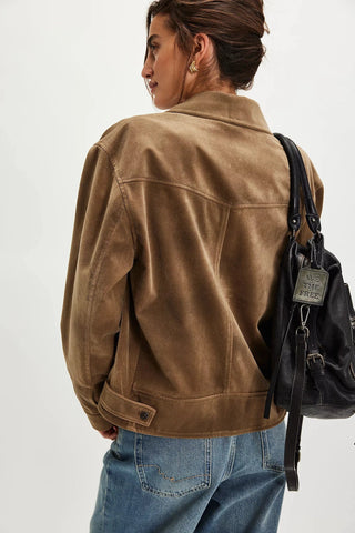 Free People We The Free Night Ranch Vegan Jacket