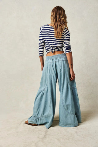 Free People - We The Free Dawn On Me Wide-Leg Jeans