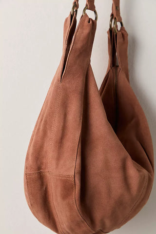 We The Free Roma Suede Hobo Tote Bag