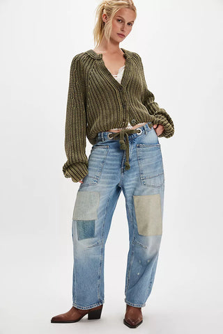 Free People - We The Free Truest Blue Moxie Denim Jeans
