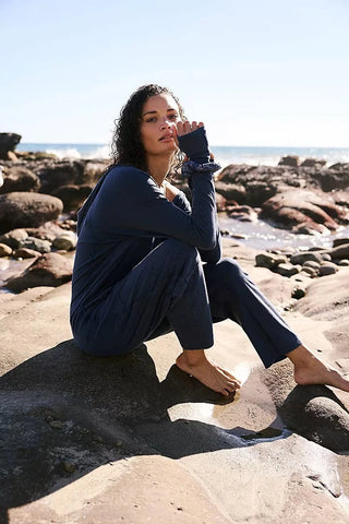 Free People Movement Hot Shot Long-Sleeve Onesie