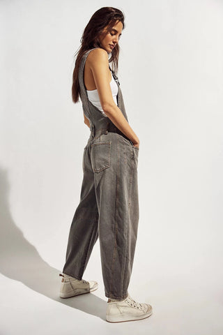 Free People - We The Free Good Luck Barrel Overalls