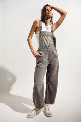 Free People - We The Free Good Luck Barrel Overalls