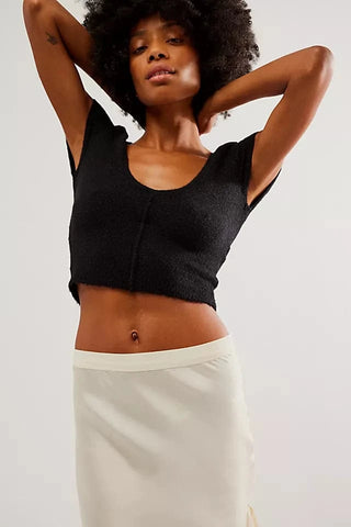 Free People Keep Me Warm Crop Sweater