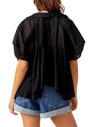 Free People Sunray Babydoll Top