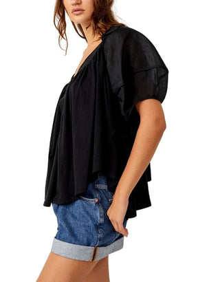 Free People Sunray Babydoll Top