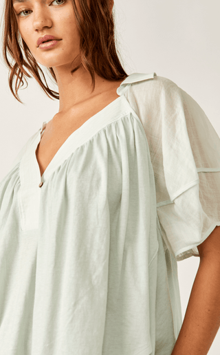 Free People Sunray Babydoll Top