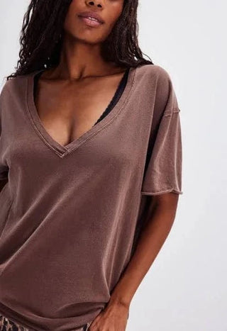 Free People - We The Free Nina V-Neck Tee