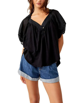 Free People Sunray Babydoll Top