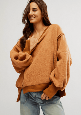 Free People Sandstorm Cozy Camden Pullover