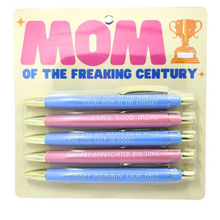 FUN CLUB - Mom Of The Freaking Century Pen Set (mothers day, gifts)