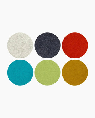 Graf Lantz Bierfilzl Merino Wool Felt Round Coaster Multi 6 Pack - Taryn x Philip Boutique