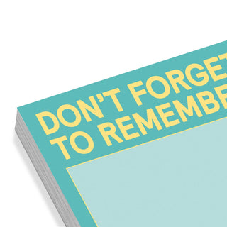 Hachette Book Group - Don’t Forget to Remember Sticky Note