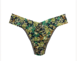 Hanky Panky Printed Signature Lace® Low Rise Thong Camo Garden