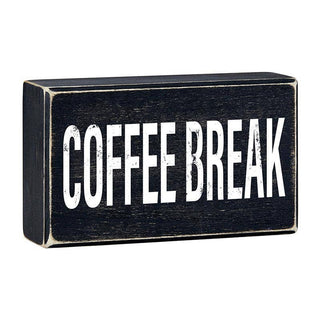 Box Art Sign - Coffee Break