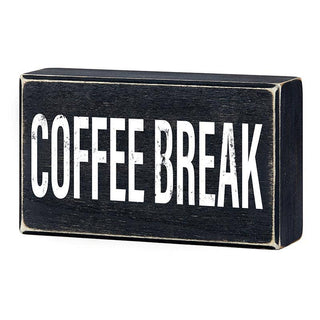 Box Art Sign - Coffee Break