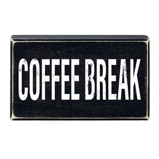 Box Art Sign - Coffee Break