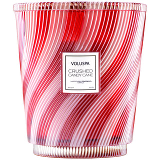 Voluspa - Crushed Candy Cane Limited Edition 5-Wick Glass Candle