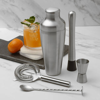 Houdini Barware - Houdini Satin Stainless Steel 5pc Bar Tool Set