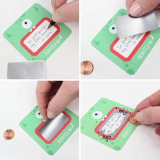 Inklings Paperie - Scratch-off Lunchbox Notes - Monsters