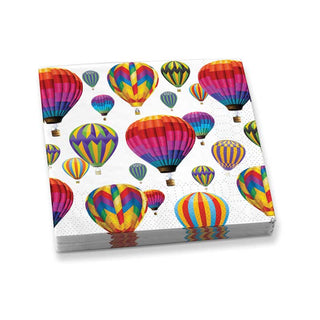 IWA Wine Accessories / Epic Products - Hot Air Balloons Beverage Napkins Set of 20