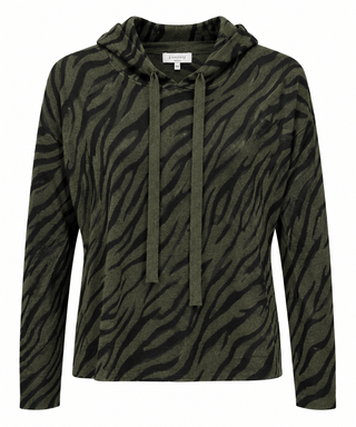 J Society Army Green Zebra Hoodie