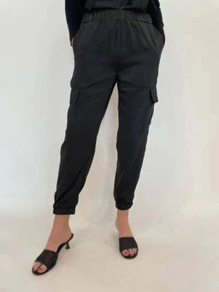 J. Society Black Cargo Jogger Pant