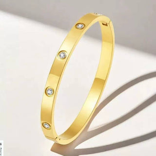 JOSSLYN by wall to wall - 18K NON-TARNISH WATERPROOF STAINLESS STEEL BANGLE