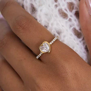 JOSSLYN by wall to wall - 18K STAINLESS STEEL TARNISH FREE  RHINESTONE RINGS