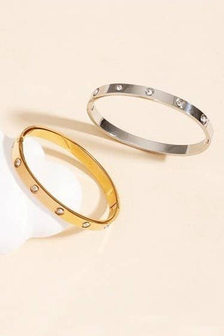 JOSSLYN by wall to wall - 18K NON-TARNISH WATERPROOF STAINLESS STEEL BANGLE