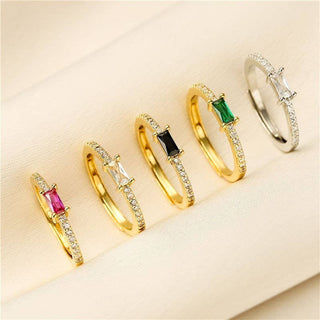 JOSSLYN by wall to wall - Rainbow Gem Eternity Ring