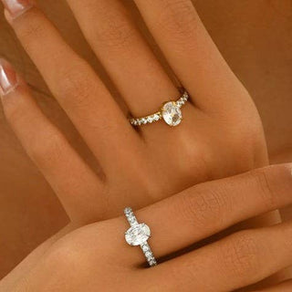 JOSSLYN by wall to wall - 18K STAINLESS STEEL TARNISH FREE  RHINESTONE RINGS