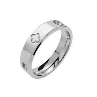 JOSSLYN by wall to wall - 18K STAINLESS STEEL TARNISH FREE BAND RING | 40R140