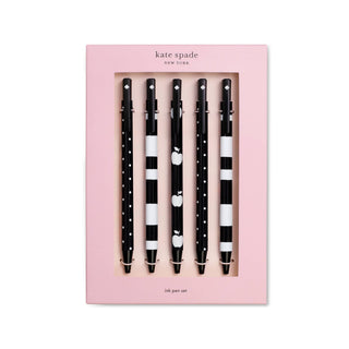 Kate Spade New York by Lifeguard Press - Pen Set, Dots And Stripes