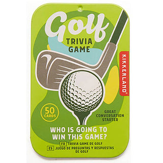 Kikkerland Design Inc - Golf Trivia Game
