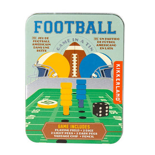 Kikkerland Design Inc - Football in a tin