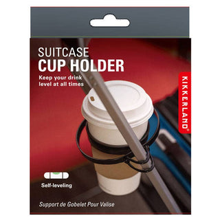 Kikkerland Design Inc - SUITCASE CUP HOLDER