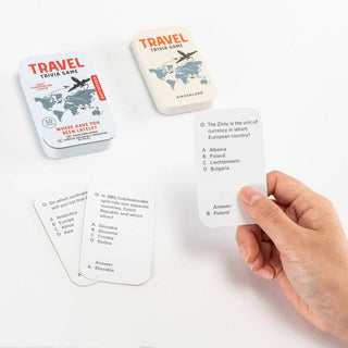 Kikkerland Design Inc - Travel Trivia Game