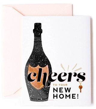 Kitty Meow Boutique - Cheers to Your New Home, Celebration Greeting Card