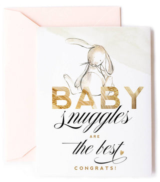 Kitty Meow Boutique - Baby Snuggles, New Baby Greeting Card and Celebration Card