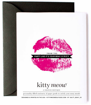 Kitty Meow Boutique - Gray Hair is Sexy, Funny Happy Birthday Greeting Card for Him