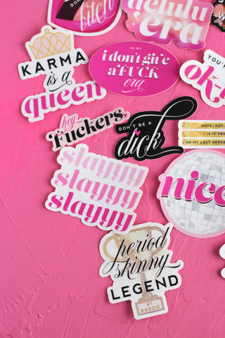 Hey F*ckers Sweary, Bold, Witty Waterproof Vinyl Sticker - Taryn x Philip Boutique
