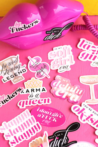 Hey F*ckers Sweary, Bold, Witty Waterproof Vinyl Sticker - Taryn x Philip Boutique