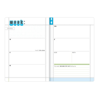 Knock Knock - Crush Those Goals Large Hardcover Planner